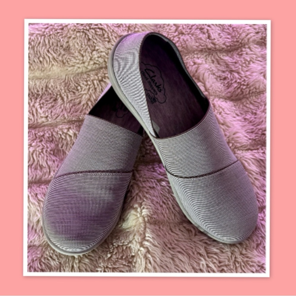 Clarks Cloudsteppers Sillian Firn Slip-On Shoes ~ Size 8 1/2